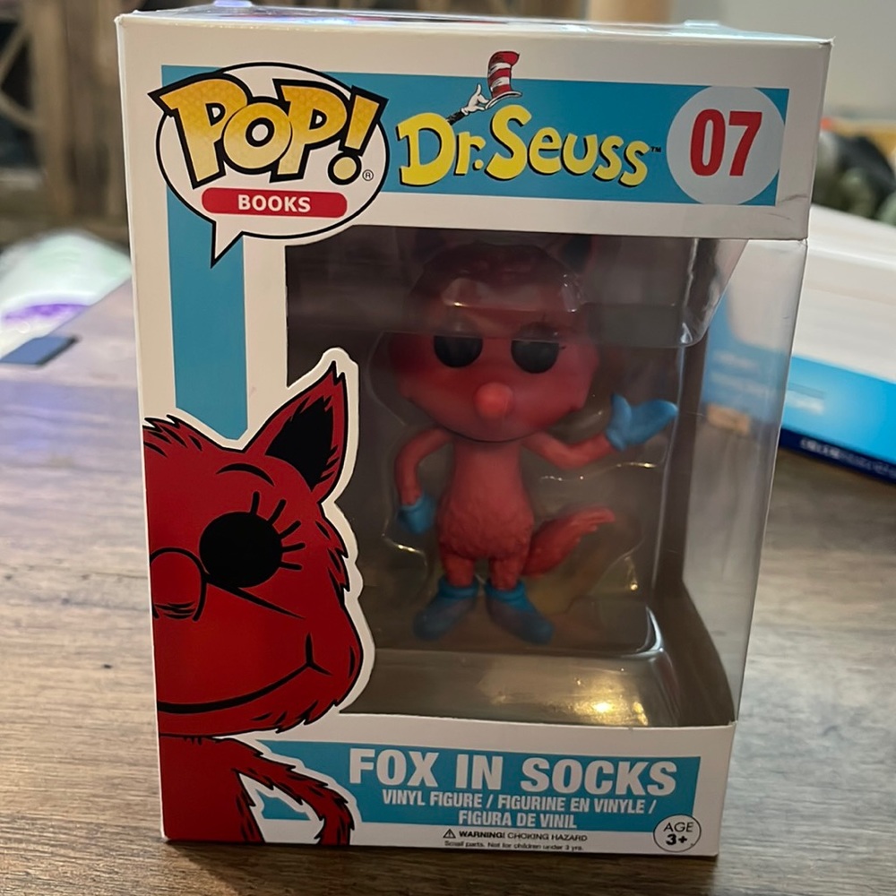 Funko Pop! Books Dr. Seuss #07 Fox in Socks